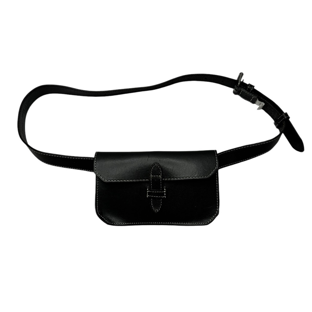 Banana Republic | Heritage Leather Belt Bag in Black OS